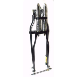 PartzBiz HD M-SF-8020N - DNA 20” 2” Under Stock Black Wishbone Vintage Springer Front End Harley Chopper