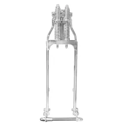 PartzBiz HD M-SF-1000N + M-AX-1000 - New 22” DNA Stock Length Chrome Springer Front End With Axle Kit Harley & Custom