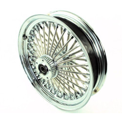 PartzBiz HD MS16342342 - 16 X 3.5 52 Chrome Fat Mammoth Spoke Rear Wheel Rim Harley Softail Slim Deluxe PartzBiz HD MS16342342 - 16 X 3.5 52 Chrome Fat Mammoth Spoke Rear Wheel Rim Harley Softail Slim Deluxe
