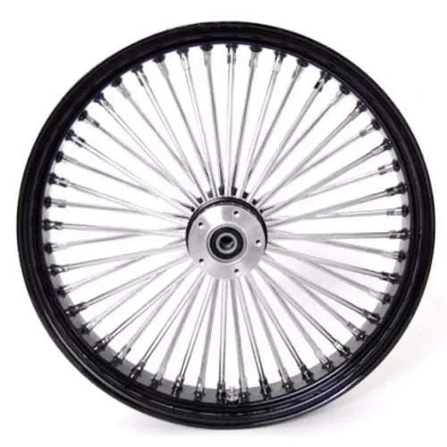 PartzBiz HD: 3441741-21 3.5 52 Mammoth Fat Stainless Spoke Front Wheel Black Rim 00-07 Harley Touring PartzBiz HD: 3441741-21 3.5 52 Mammoth Fat Stainless Spoke Front Wheel Black Rim 00-07 Harley Touring