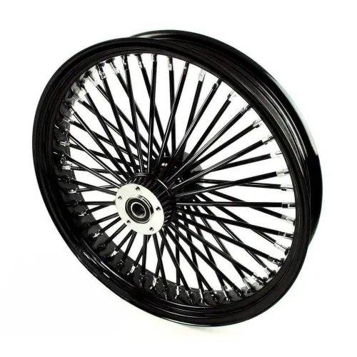 PartzBiz HD: 3441772-21 X 3.5 52 Mammoth Fat Black Spoke Front Wheel 2008-2020 Harley Touring Bagger PartzBiz HD: 3441772-21 X 3.5 52 Mammoth Fat Black Spoke Front Wheel 2008-2020 Harley Touring Bagger