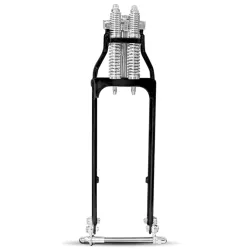 PartzBiz HD M-SF-3010N - DNA 10” Over 32” Black Springer Front End Harley Wide Glide Chopper Softail Dyna