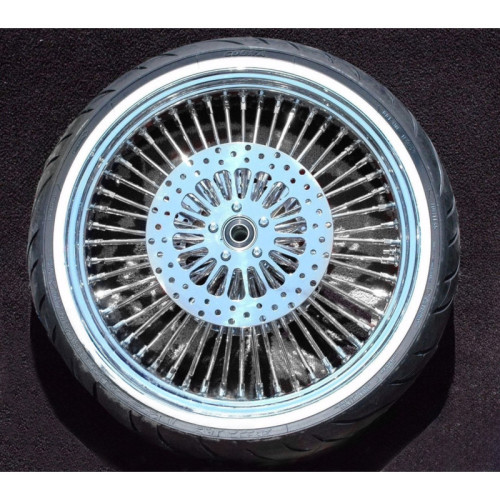 PartzBiz HD: 3462855-21 X 3.5 52 Mammoth Fat Spoke Wheel Rim Chrome WWW Tire Package Harley Touring PartzBiz HD: 3462855-21 X 3.5 52 Mammoth Fat Spoke Wheel Rim Chrome WWW Tire Package Harley Touring