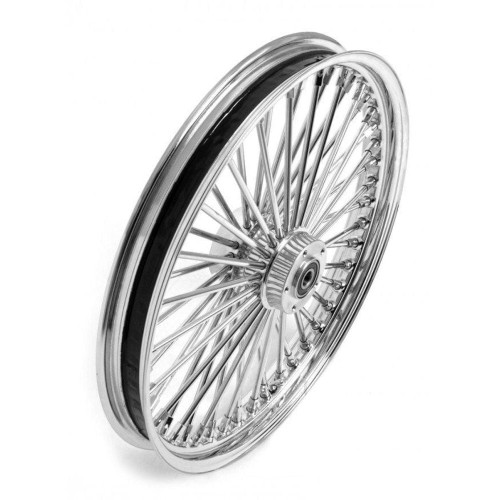 PartzBiz HD: 3441727-21 2.15 Chrome Front Fat Mammoth 52 Spoke Narrow Glide Wheel Rim Harley XL Dyna PartzBiz HD: 3441727-21 2.15 Chrome Front Fat Mammoth 52 Spoke Narrow Glide Wheel Rim Harley XL Dyna