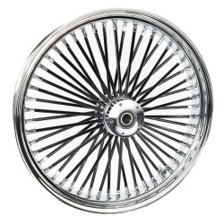 PartzBiz HD MS21580938 BLK SPK - 21 3.5 Chrome Rim 52 Fat Mammoth Black Spokes Wheel Rim DD Harley 00-07 Touring PartzBiz HD MS21580938 BLK SPK - 21 3.5 Chrome Rim 52 Fat Mammoth Black Spokes Wheel Rim DD Harley 00-07 Touring