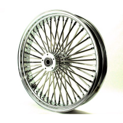 PartzBiz HD MS21580938 - Chrome 52 Mammoth Spoke 21 x 3.5 Front Wheel Rim 00-07 Harley Touring Bagger DD