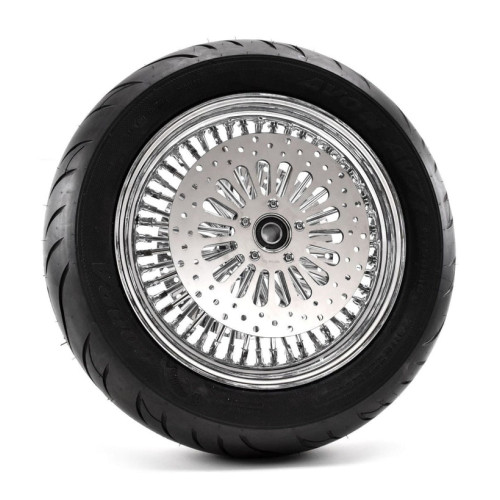 PartzBiz HD: 3482146-16 3.5 52 Chrome Fat Mammoth Spoke Rear Wheel BW Tire Package Harley Softail ABS PartzBiz HD: 3482146-16 3.5 52 Chrome Fat Mammoth Spoke Rear Wheel BW Tire Package Harley Softail ABS