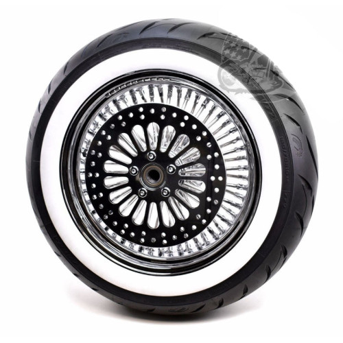 PartzBiz HD: 3482154-16 3.5 52 Chrome Fat Mammoth Spoke Rear Wheel WW Tire Package Harley Softail 08+ PartzBiz HD: 3482154-16 3.5 52 Chrome Fat Mammoth Spoke Rear Wheel WW Tire Package Harley Softail 08+