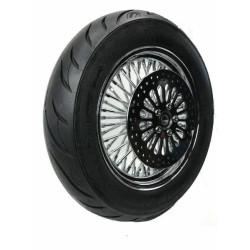 PartzBiz HD MS16341436-BW-PACKAGE - 16 X 3.5 52 Fat Mammoth Spoke Rear Wheel Rim BW Tire Package Harley XL Dyna PartzBiz HD MS16341436-BW-PACKAGE - 16 X 3.5 52 Fat Mammoth Spoke Rear Wheel Rim BW Tire Package Harley XL Dyna