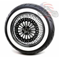 PartzBiz HD MS16341436-WW-PACKAGE - 16 X 3.5 52 Fat Mammoth Spoke Rear Wheel Rim WWW Tire Package Harley XL Dyna PartzBiz HD MS16341436-WW-PACKAGE - 16 X 3.5 52 Fat Mammoth Spoke Rear Wheel Rim WWW Tire Package Harley XL Dyna
