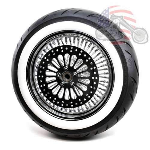 PartzBiz HD: 3480433-16 X 3.5 52 Fat Mammoth Spoke Rear Wheel Rim WWW Tire Package Harley XL Dyna PartzBiz HD: 3480433-16 X 3.5 52 Fat Mammoth Spoke Rear Wheel Rim WWW Tire Package Harley XL Dyna