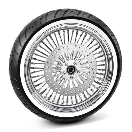 PartzBiz HD: 3462894-16 X 5.5 52 Fat Mammoth Spoke Rear Wheel Rim WW Shinko Tire 09-21 Harley Touring