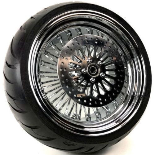 PartzBiz HD: 3462759-16 X 5.5 52 Fat Spoke Rear Wheel Rim 09+ Harley Touring ABS