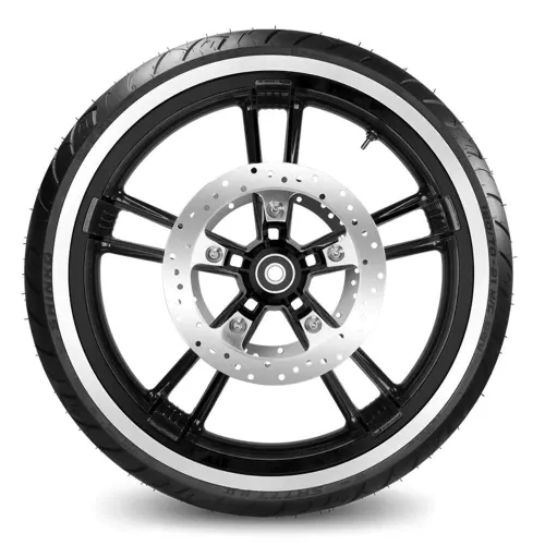 PartzBiz HD: 3475297-21 3.5 Black Enforcer Billet Front Wheel Rim WW Tire Package Harley Touring ABS PartzBiz HD: 3475297-21 3.5 Black Enforcer Billet Front Wheel Rim WW Tire Package Harley Touring ABS