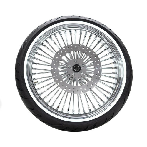 PartzBiz HD: 3472563-21 x 3.5 Chrome 52 Mammoth Fat Spoke Front Wheel WWW Tire 14+ Harley Softail FL PartzBiz HD: 3472563-21 x 3.5 Chrome 52 Mammoth Fat Spoke Front Wheel WWW Tire 14+ Harley Softail FL