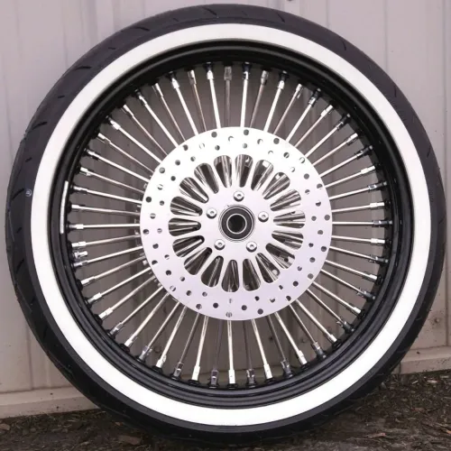 PartzBiz HD: 3443647-Black 21 3.5 52 Fat Spoke Mammoth Front Wheel Tire Package Harley Touring ABS WW PartzBiz HD: 3443647-Black 21 3.5 52 Fat Spoke Mammoth Front Wheel Tire Package Harley Touring ABS WW