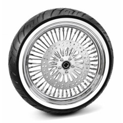 PartzBiz HD MS16561642+87-4600+M-RT-1102+981 - 16 X 5.5 52 Fat Mammoth Spoke Rear Wheel Rim WW Avon Tire 09-2018 Harley Touring PartzBiz HD MS16561642+87-4600+M-RT-1102+981 - 16 X 5.5 52 Fat Mammoth Spoke Rear Wheel Rim WW Avon Tire 09-2018 Harley Touring