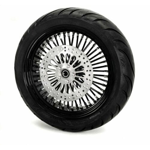 PartzBiz HD: 3441613-16 X 5.5 Black Rim 52 Fat Mammoth Rear Wheel BW Tire Package Harley Touring NA PartzBiz HD: 3441613-16 X 5.5 Black Rim 52 Fat Mammoth Rear Wheel BW Tire Package Harley Touring NA