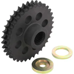PartzBiz HD 1120-0390 - 34 ฟันทดแทน Solid Primary Sprocket Kit Harley Touring Softail Dyna