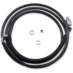PartzBiz HD 0661-0018 - 80 1/8 Black Vinyl +10 Extended Hydraulic Clutch Cable Harley Touring 15-16 FLTR