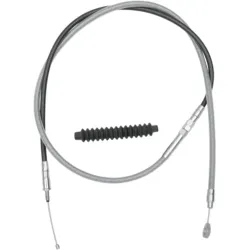 PartzBiz HD 0652-1491 - 64 11/16” Braided Stainless +2 Extended Length Clutch Cable Harley Touring 08-16 PartzBiz HD 0652-1491 - 64 11/16” Braided Stainless +2 Extended Length Clutch Cable Harley Touring 08-16