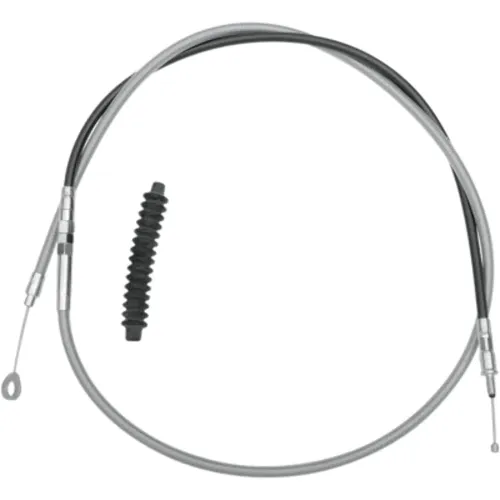 PartzBiz HD: 3474336-72 11/16 Braided Stainless +10 Extended Length Clutch Cable Harley Touring 08-16