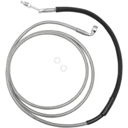 PartzBiz HD 0661-0027 - 76 1/8” Clear Coated Stainless 6+ Over Hydraulic Clutch Cable Harley FLTRX/S 17+ PartzBiz HD 0661-0027 - 76 1/8” Clear Coated Stainless 6+ Over Hydraulic Clutch Cable Harley FLTRX/S 17+