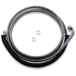 PartzBiz HD 0661-0029 - 78 1/8” Clear Coated Stainless 8+ Over Hydraulic Clutch Cable Harley FLTRX/S 17+ PartzBiz HD 0661-0029 - 78 1/8” Clear Coated Stainless 8+ Over Hydraulic Clutch Cable Harley FLTRX/S 17+