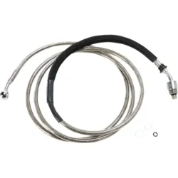 PartzBiz HD 0661-0005 - 78 1/8” Stainless +8 Extended Hydraulic Clutch Cable Harley Touring 13-16 CVO