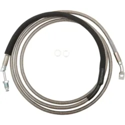 PartzBiz HD 0661-0045 - 80 1/8” Coated Stainless +10 Extended Hydraulic Clutch Cable Harley FLTRU/K 17+
