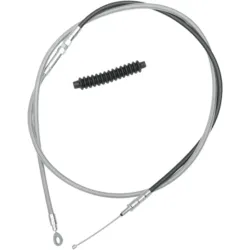 PartzBiz HD 0652-1530 - 80” Braided Stainless Extended Length Clutch Cable Travel Harley Touring 08-16