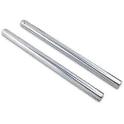 PartzBiz HD 0404-0374 - Chrome 41mm OEM 45417-00 ท่อโช้คหน้า Harley Touring Bagger 24.875‚”