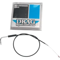 PartzBiz HD 0651-0240 - Black Smooth Vinyl Idle Cable Stock 42 1/2” 56379-97 Harley Road King FLHR 96-01