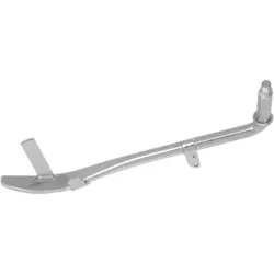 PartzBiz HD 0510-0264 - Chrome 1‚” ในสต็อก 10‚” ขาตั้งแบบทดแทน Harley Touring 1999-2006