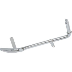 PartzBiz HD 0510-0270 - Chrome Stock 11‚” OE 50075-83 ขาตั้งสำรองสำหรับ Harley Touring 1999-06