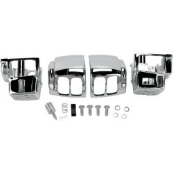 PartzBiz HD 0616-0131 - Chrome Switch Housing Kit ซ้ายขวาวิทยุ Cruise 08-2013 Harley Touring Dresser PartzBiz HD 0616-0131 - Chrome Switch Housing Kit ซ้ายขวาวิทยุ Cruise 08-2013 Harley Touring Dresser