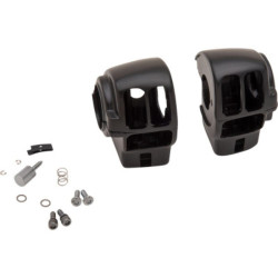 PartzBiz HD 0616-0354 - สวิตช์แฮนด์มือจับสีดำด้านควบคุมด้วยมือ 08-13 Harley Touring พร้อมวิทยุ PartzBiz HD 0616-0354 - สวิตช์แฮนด์มือจับสีดำด้านควบคุมด้วยมือ 08-13 Harley Touring พร้อมวิทยุ