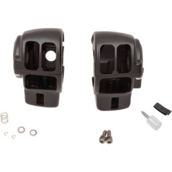 PartzBiz HD 0616-0358 - สวิตช์แฮนด์มือจับสีดำด้านควบคุมด้วยมือ 96-07 Harley Touring พร้อมวิทยุ PartzBiz HD 0616-0358 - สวิตช์แฮนด์มือจับสีดำด้านควบคุมด้วยมือ 96-07 Harley Touring พร้อมวิทยุ