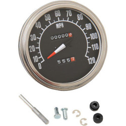 PartzBiz HD DS-243861 - 1:1 Ratio Speedometer Speedo Harley Shovelhead 1962-1980 FL & 1971-1972 FX PartzBiz HD DS-243861 - 1:1 Ratio Speedometer Speedo Harley Shovelhead 1962-1980 FL & 1971-1972 FX