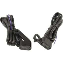 PartzBiz HD 2040-2143 - เลนส์ไฟเลี้ยวแฮนด์ LED สีดำ 09-17 Touring Softail Harley PartzBiz HD 2040-2143 - เลนส์ไฟเลี้ยวแฮนด์ LED สีดำ 09-17 Touring Softail Harley