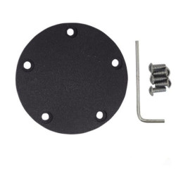 PartzBiz HD 0940-1241 - Wrinkle Black Ignition Cam Chest Points Cover Trim Harley Big Twin Cam Dyna 99+