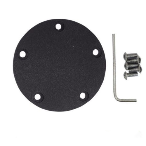 PartzBiz HD: 3454581-Wrinkle Black Ignition Cam Chest Points Cover Trim Harley Big Twin Cam Dyna 99+