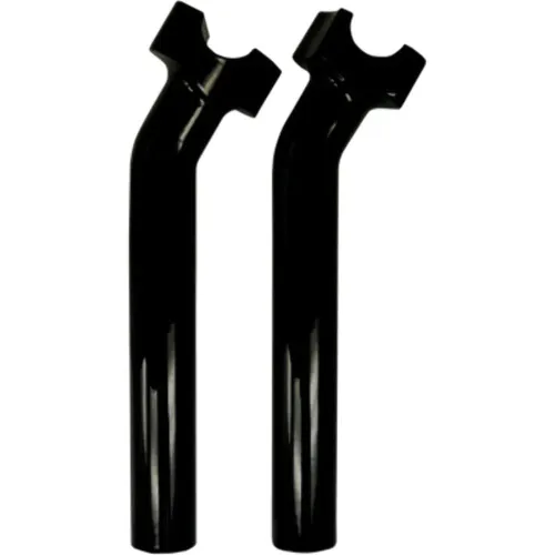 PartzBiz HD: 3472961-กลอสสีดำ 9 1/2 บาร์บัฟฟาโลแฮนด์ Pullback Risers Harley Softail Dyna XL