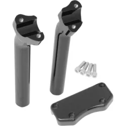 PartzBiz HD 0602-0595 - กลอสสีดำ 9 1/2 Pullback Risers แฮนด์หนีบด้านบนชุด Harley Softail Dyna XL PartzBiz HD 0602-0595 - กลอสสีดำ 9 1/2 Pullback Risers แฮนด์หนีบด้านบนชุด Harley Softail Dyna XL