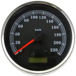 PartzBiz HD 2210-0464 - 5‚” มาตรวัดความเร็วอิเล็กทรอนิกส์แบบตั้งโปรแกรมได้ สีดำ KM/H Harley FLHR Softail Dyna 04-13 PartzBiz HD 2210-0464 - 5‚” มาตรวัดความเร็วอิเล็กทรอนิกส์แบบตั้งโปรแกรมได้ สีดำ KM/H Harley FLHR Softail Dyna 04-13