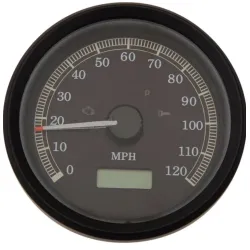 PartzBiz HD 2210-0389 - Black Electronic Programmable Analog Speedometer Speedo Harley Dyna Sportster PartzBiz HD 2210-0389 - Black Electronic Programmable Analog Speedometer Speedo Harley Dyna Sportster