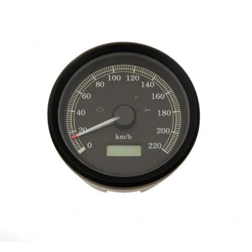 PartzBiz HD: 3445570-Black Electronic Programmable Analog Speedometer Speedo Harley Dyna Sportster KH