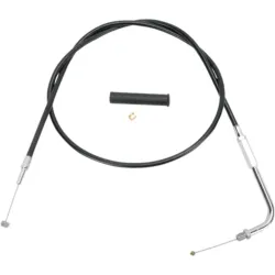 PartzBiz HD 0650-1084 - Black Vinyl 30” Throttle Cable 90 Degree 3 3/4” Travel Harley 81-89 Big Twin XL