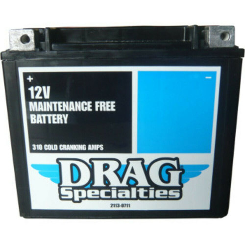 PartzBiz HD: 3461129-Drag Battery AGM Glass Mat Motorcycle Harley Softail FXR Sportster Shovelhead