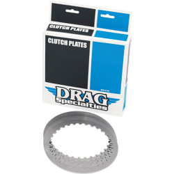 PartzBiz HD 1131-0429 - Drag Specialties แผ่นคลัชเหล็กชุด 8 ชุด Harley Big Twin Cam Evo 37913-98 PartzBiz HD 1131-0429 - Drag Specialties แผ่นคลัชเหล็กชุด 8 ชุด Harley Big Twin Cam Evo 37913-98